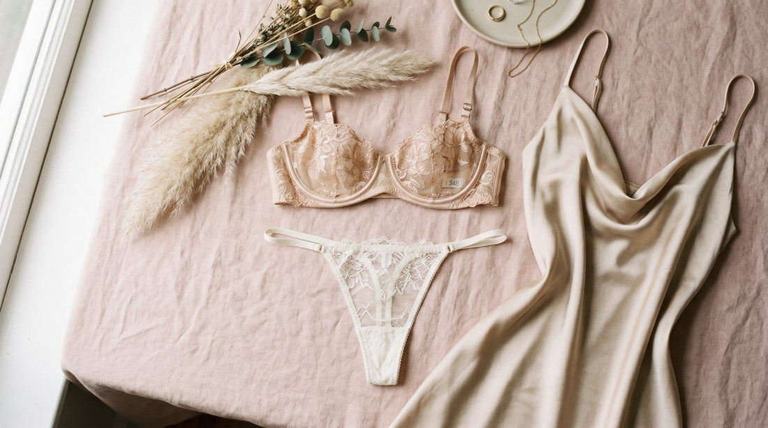 Marelia lingerie flat-lay photography