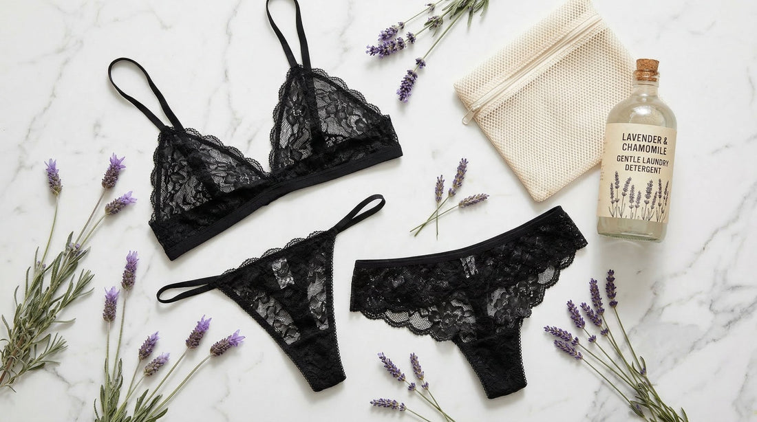 Marelia lingerie flat-lay photography