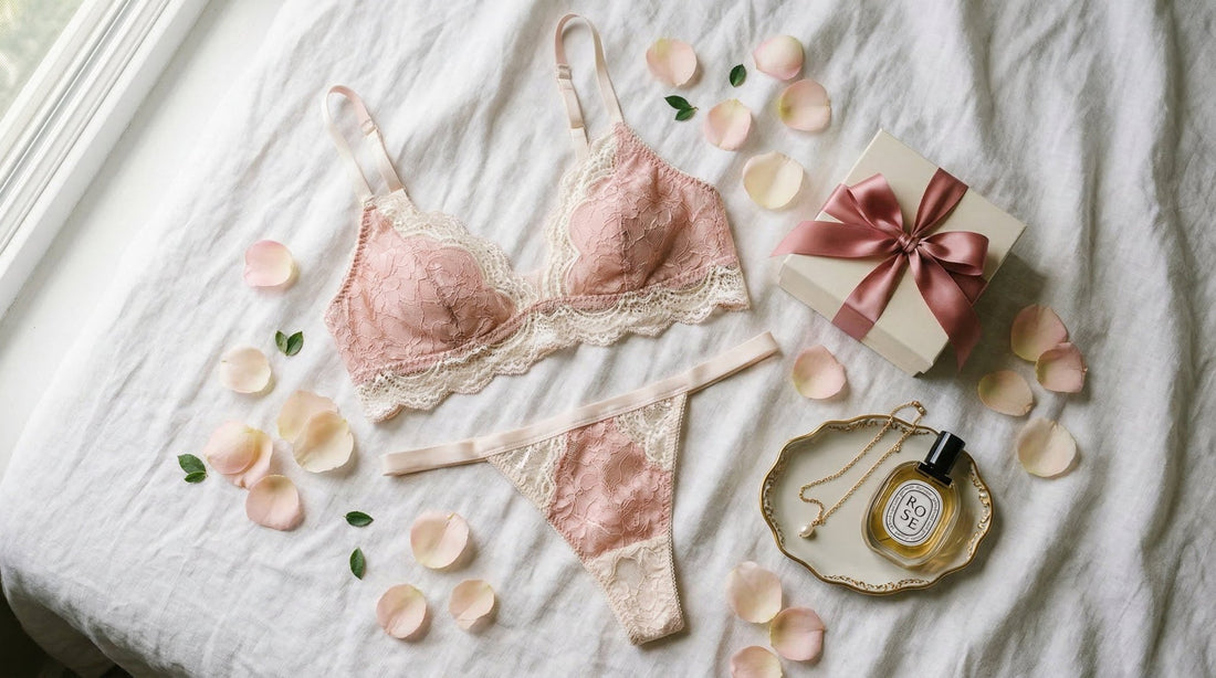 Marelia lingerie flat-lay photography