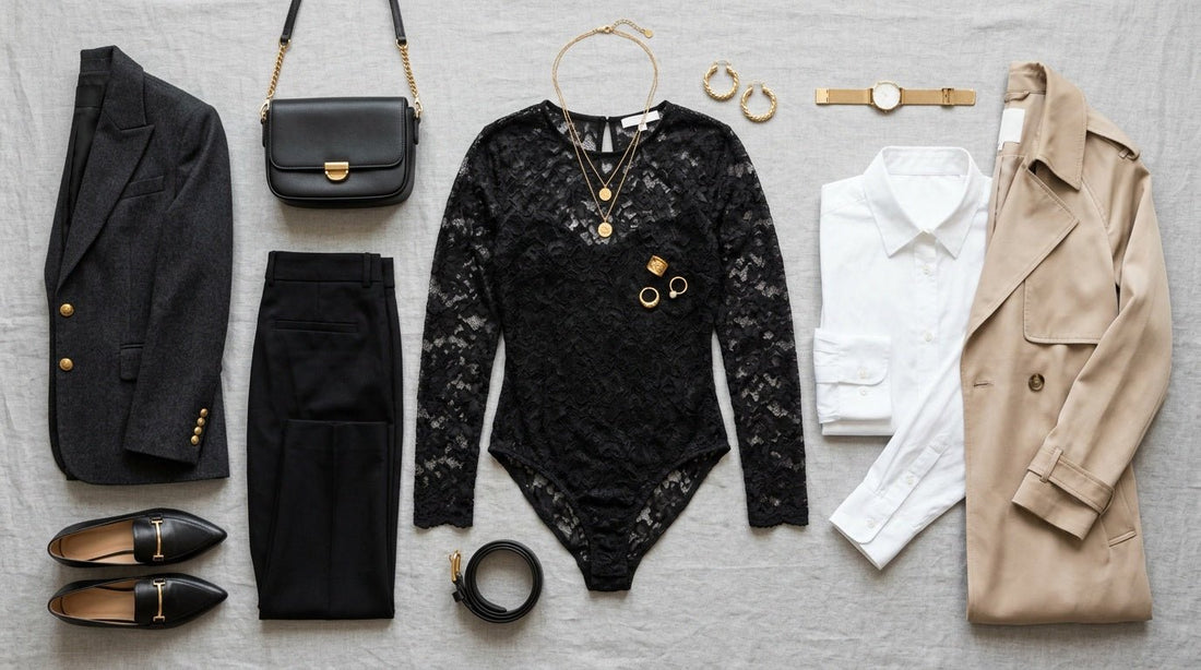 Marelia lingerie flat-lay photography