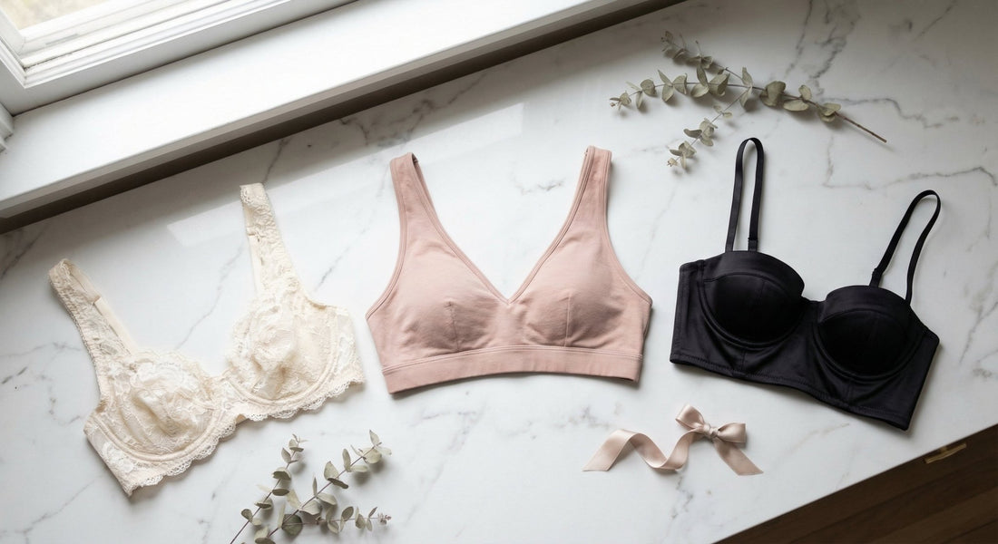 Marelia lingerie flat-lay photography