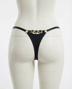 Jewel Detail G-String With Low Rise Waist - Marelia