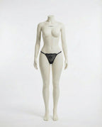 Black Lace Tie-Side G-String - Marelia