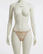 Brown Lace Tie-Side G-String - Marelia