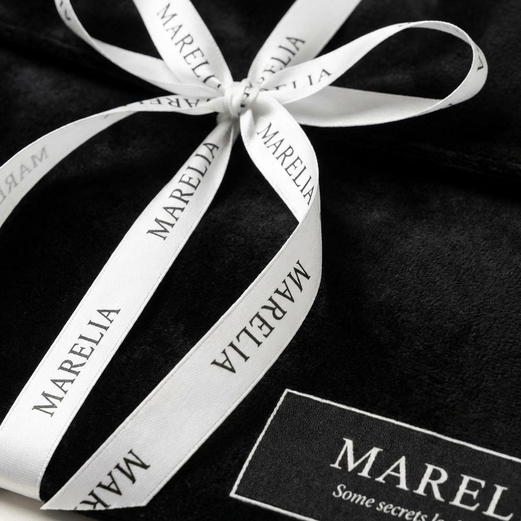 Black Marelia Velvet Gift Bag - MARELIA